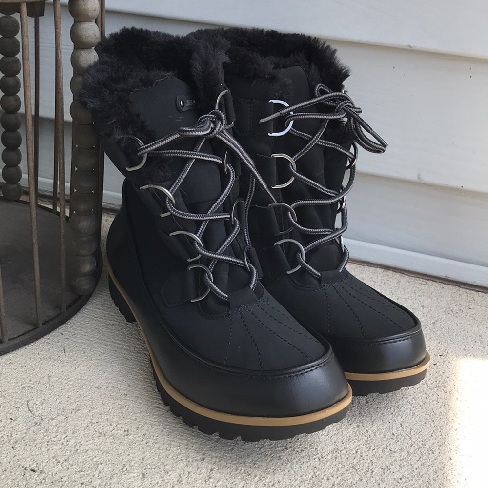 JBU fur booties size 8.5
